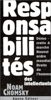 Couverture du livre Responsabilités des intellectuels - Noam Chomsky