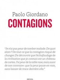 Couverture du livre Contagions - Paolo Giordano