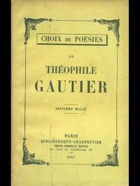 Theophile Gautier - Recueil de poésies