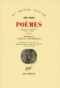 Couverture du livre Poèmes - Ezra Pound