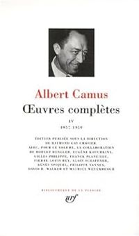 Couverture du livre 1957-1959 - Albert Camus