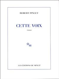 Couverture du livre Cette voix - Robert Pinget