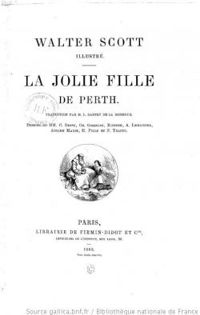 Couverture du livre La Jolie Fille de Perth - Walter Scott