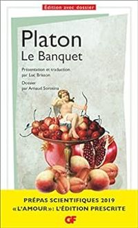 Couverture du livre Platon, Le Banquet  - Luc Brisson