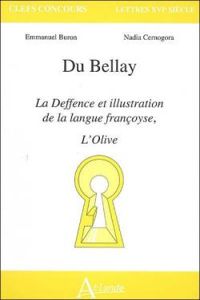 Couverture du livre Défense et illustration de la langue française - Joachim Du Bellay