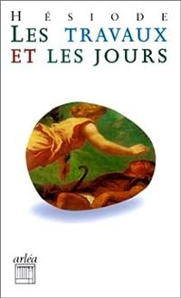 Couverture du livre Les Travaux et les jours précédé de la 