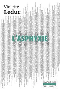 Couverture du livre L'asphyxie - Violette Leduc