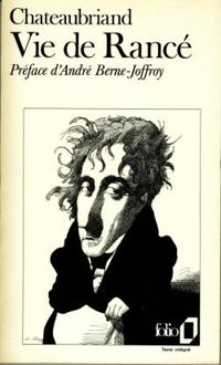 Couverture du livre Vie de Rancé - Francois Rene De Chateaubriand