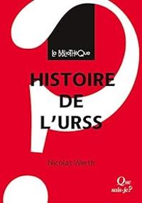 Couverture du livre Histoire de l'URSS - Nicolas Werth