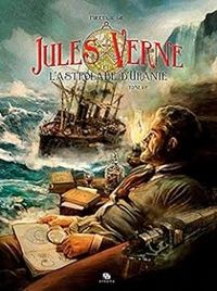 Couverture du livre Jules Verne et l'Astrolabe d'Uranie - Carlos Puerta - Esther Gil