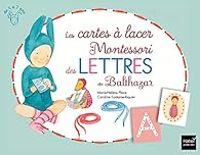 Marie Helene Place - Les cartes à lacer Montessori des lettres de Balthazar