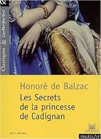 Honore De Balzac - Les Secrets de la princesse de Cadignan