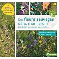 Couverture du livre Des fleurs sauvages dans mon jardin - Brigitte Lapouge Dejean - Serge Lapouge