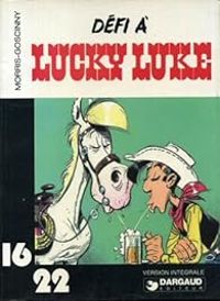 Couverture du livre Lucky Luke : Défi à Lucky Luke - Rene Goscinny - Morris 