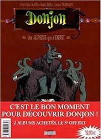 Couverture du livre Donjon Potron-Minet, tomes 97 à 99 - Joann Sfar - Lewis Trondheim - Christophe Blain