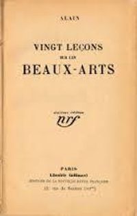  Alain - 20 leçons sur les Beaux-Arts