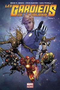 Couverture du livre LES GARDIENS DE LA GALAXIE MARVEL NOW T01 - Brian Michael Bendis - Steve Mcniven