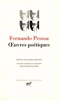 Couverture du livre Oeuvres poétiques - Fernando Pessoa