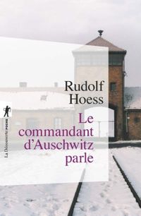 Couverture du livre Le commandant d'Auschwitz parle - Rudolf Hss