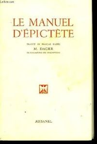 Couverture du livre Le manuel d'epitecte - Pictete 