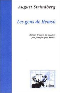 Couverture du livre Les gens de Hemsö - August Strindberg - Jean Jacques Robert