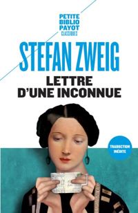 Couverture du livre Lettre d'une inconnue - Stefan Zweig