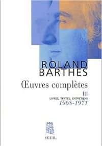 Couverture du livre 1968-1971 - Roland Barthes