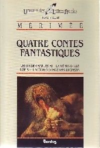 Couverture du livre Quatre contes fantastiques - Prosper Merimee