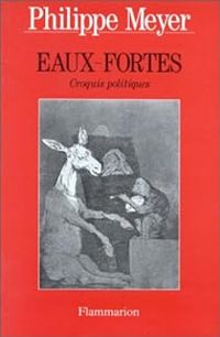 Couverture du livre Eaux-fortes - Philippe Meyer