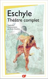 Couverture du livre Théâtre Complet - Eschyle  - Marie Anne Sabiani