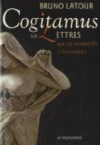 Couverture du livre Cogitamus  - Bruno Latour