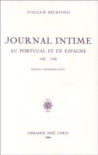 Couverture du livre Journal intime au Portugal et en Espagne, 1787 - William Beckford