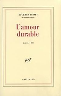 Jacques De Bourbon Busset - L'Amour durable