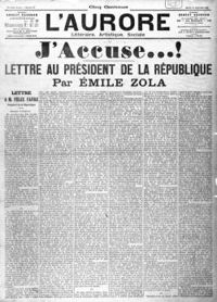Mile Zola - J'accuse... !