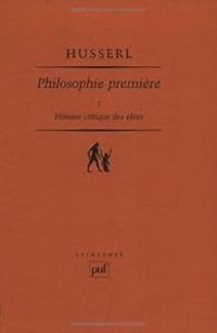 Edmund Husserl - Histoire critique des idées