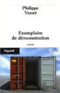 Philippe Vasset - Exemplaire de démonstration